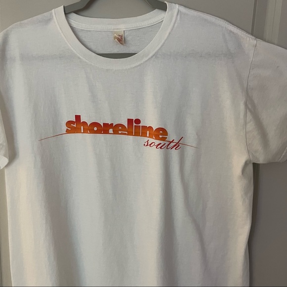 Vintage shoreline south mens short sleeve graphic tee shirt | size Large - Picture 6 of 8